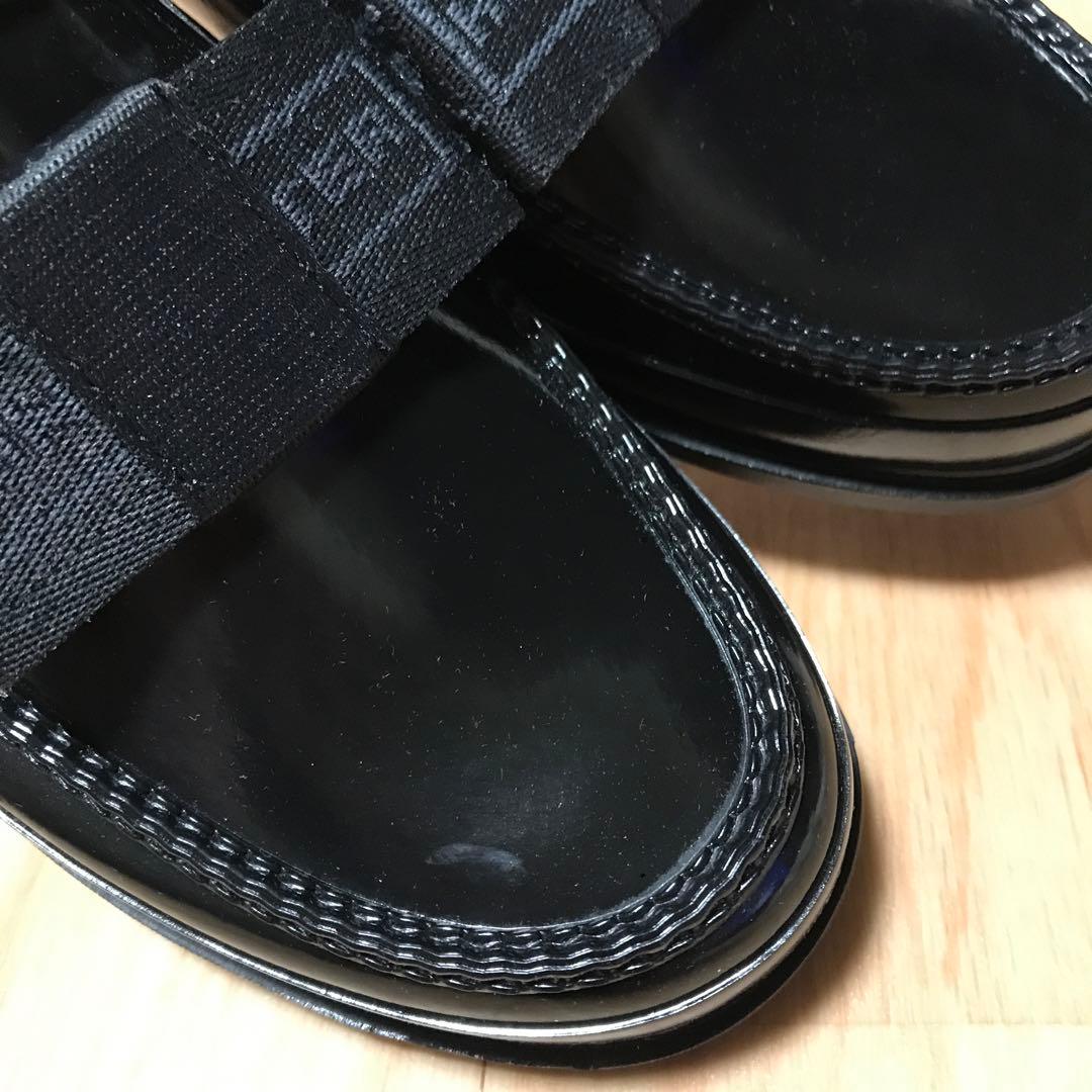 ハンター グロス ペニー ローファー ブラック 25.0 cm