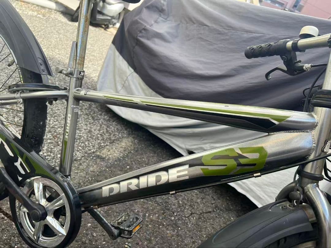 あさひ　ドライド24インチ　カラーシルバー　6段ギアスピードウォッチ付