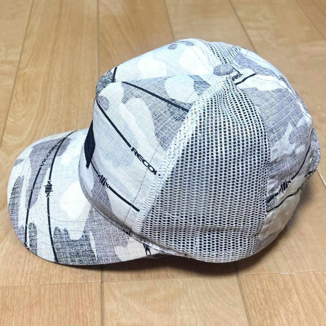 X-LARGE× RECON （W name ）迷彩　グレー　キャップ メッシュ