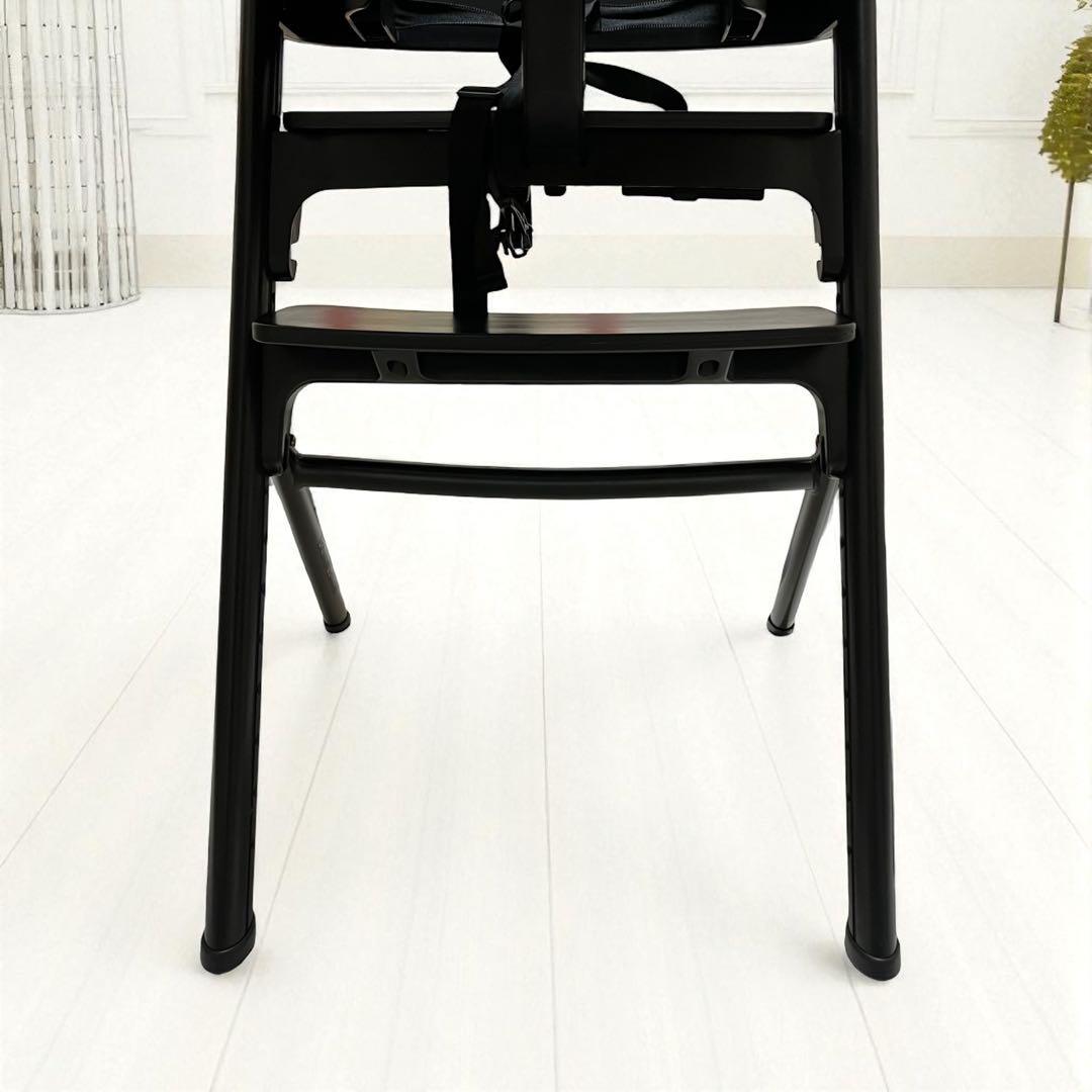 【訳あり】YATOMI ヤトミ　NOVUS ノウス　ベビーチェア ハイチェア　黒