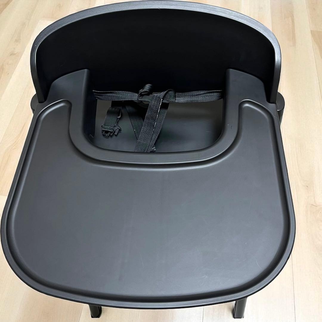 【訳あり】YATOMI ヤトミ　NOVUS ノウス　ベビーチェア ハイチェア　黒