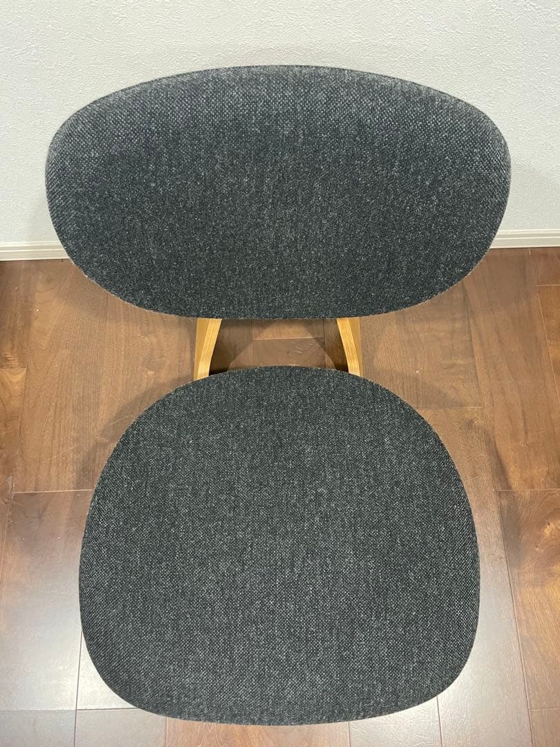 天童木工 低座イス（チャコールグレー）