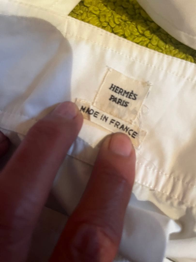 HERMES エルメス　コットンシャツ　キャミソール