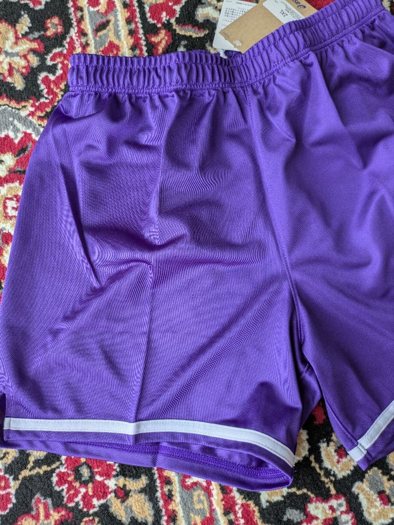 ★人気パープル　ASICS　アシックス　バレーボール　ゲームパンツ　パンツ
