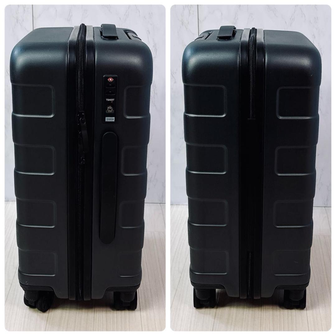 無印良品 バーを自由に調節できる 軽量 キャリーケース TSAロック 36L