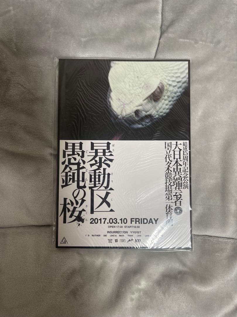 the GazettE PAMPHLET 暴動区愚鈍の桜 ガゼット パンフレット