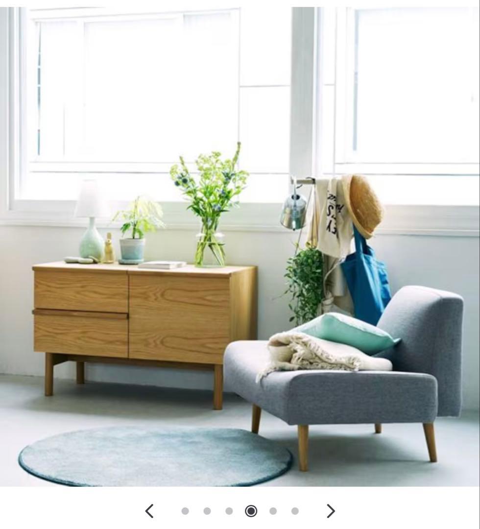 IDÉE AO sofa 1人掛けソファ グレー専用カバー付き