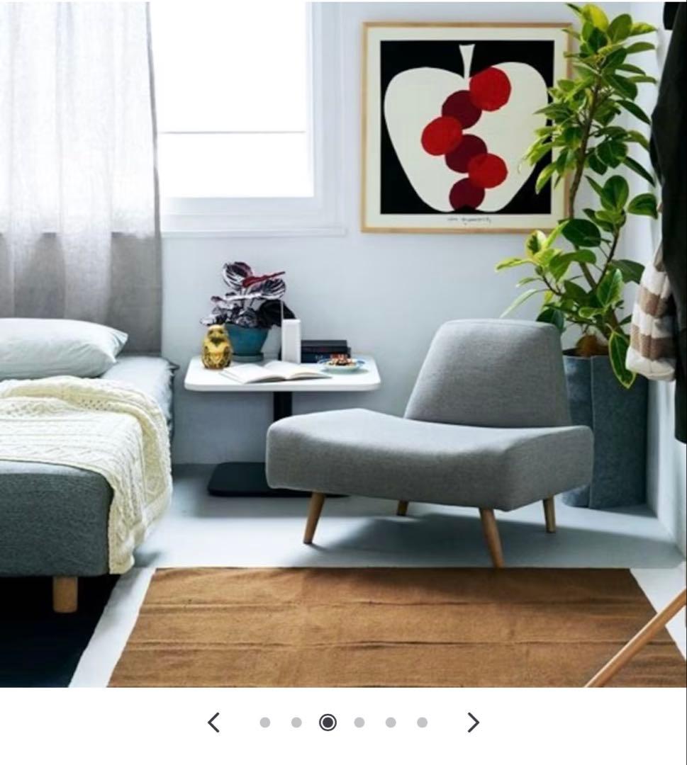 IDÉE AO sofa 1人掛けソファ グレー専用カバー付き