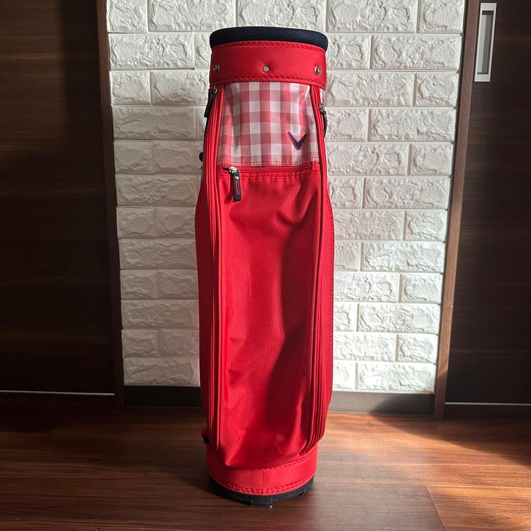 キャロウェイ キャディバック レッドチェック 8型 Callaway