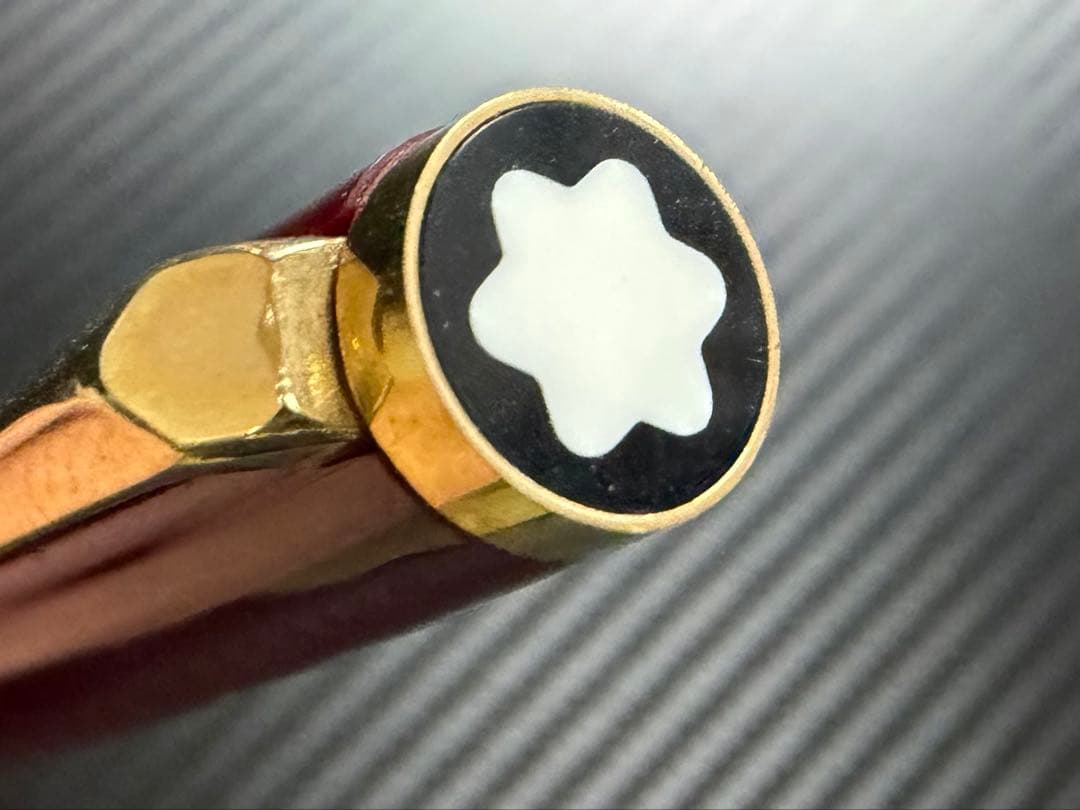 極美品 モンブラン No.221 ボルドー EF 極細字 万年筆