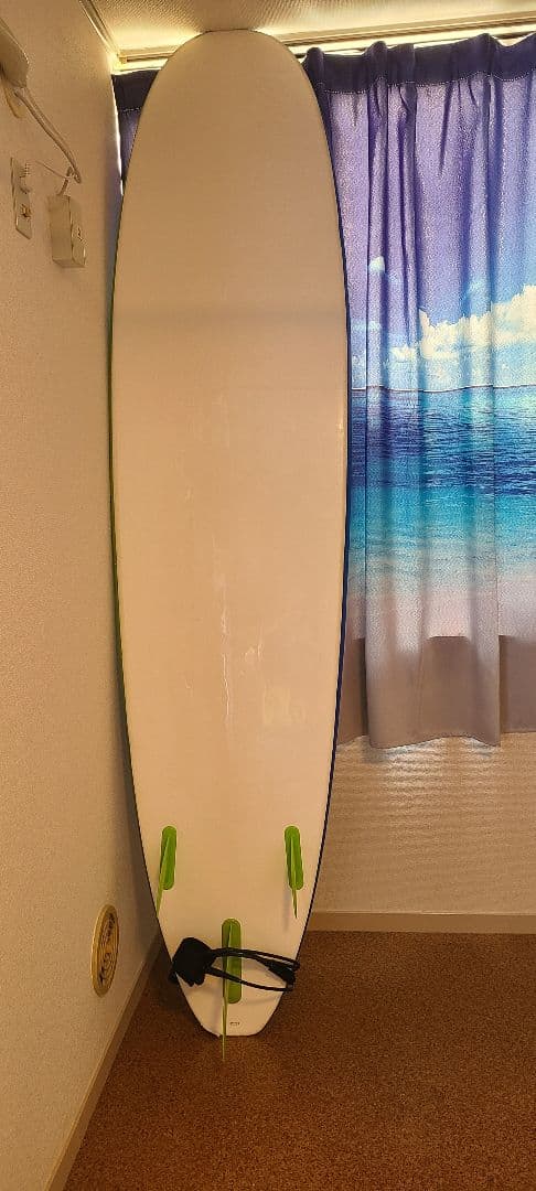 サーフボード 青と緑のグラデーション 7フィート
