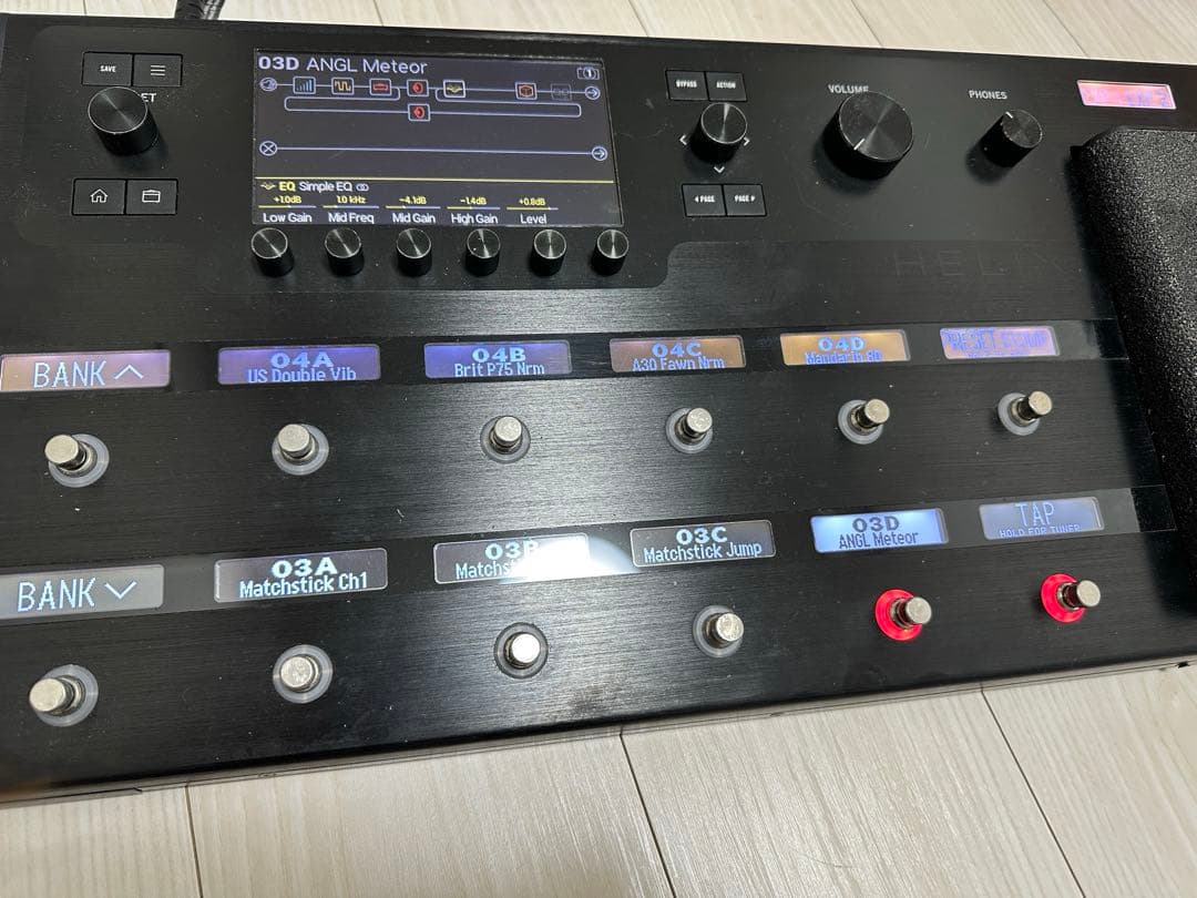 ケース付！Line6 ライン6 HELIX Floor マルチエフェクター
