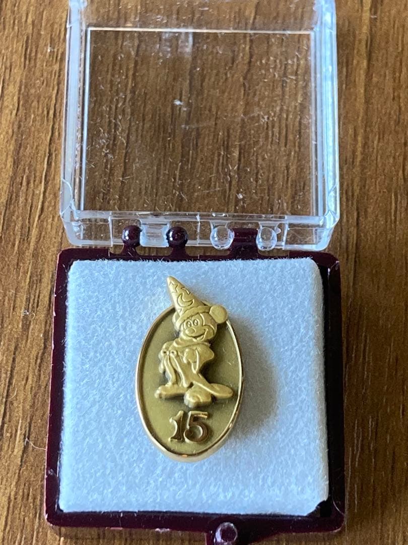 レア【非売品】ディズニー キャスト 勤続記念　15年　ピンバッジ　ミッキー