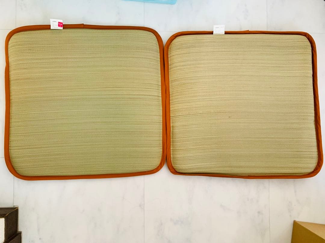 サンリオ ハローキティ い草 クッション 座布団 2個セット 日本限レトロ レア