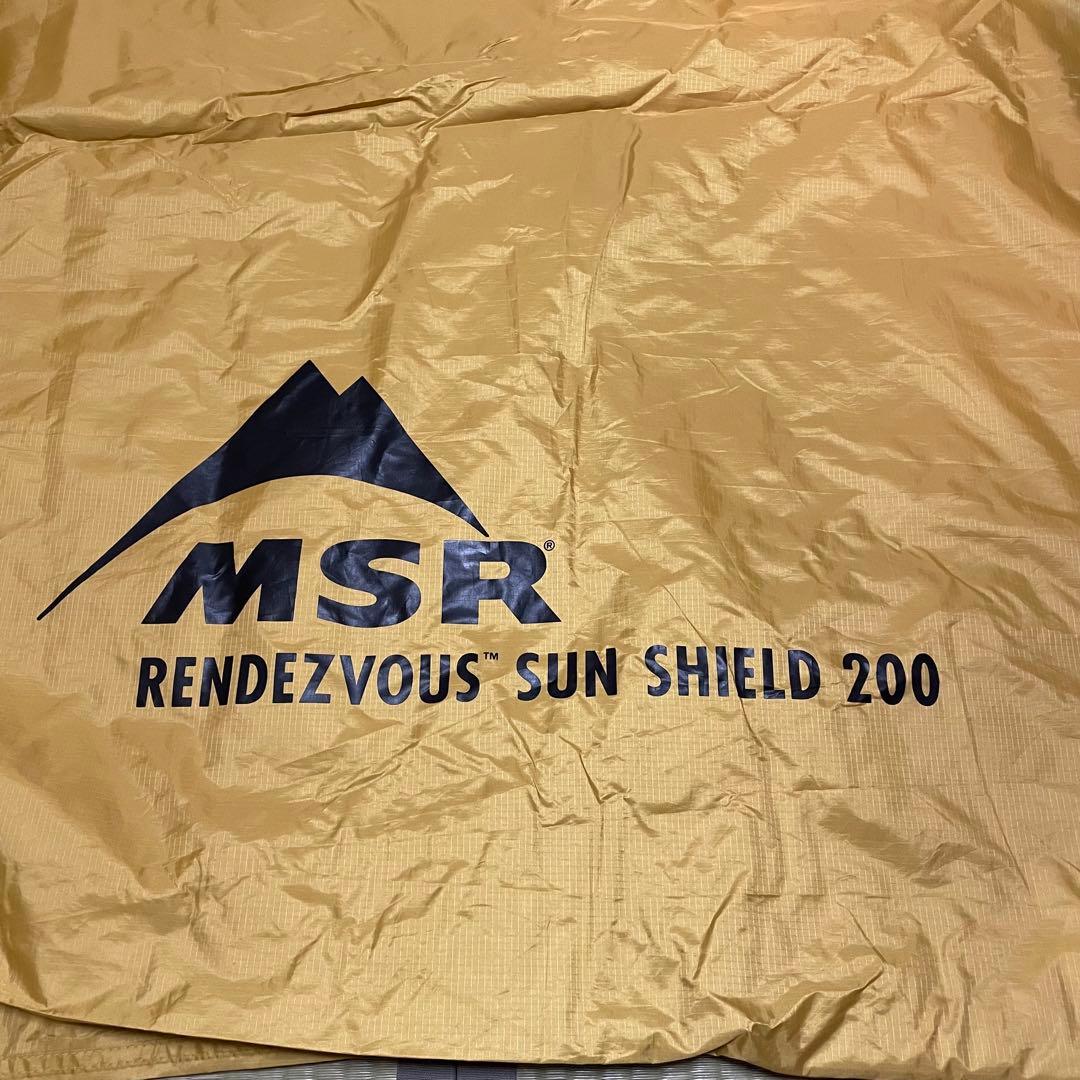 KAL様用オプション付　MSR ランデブー サンシールド 200 ウィングタープ