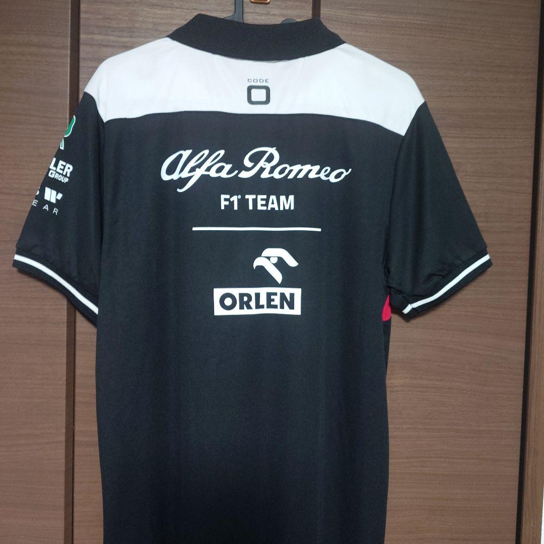 【希少】F1 Alfa Romeo 周冠宇 サイン入りポロシャツ