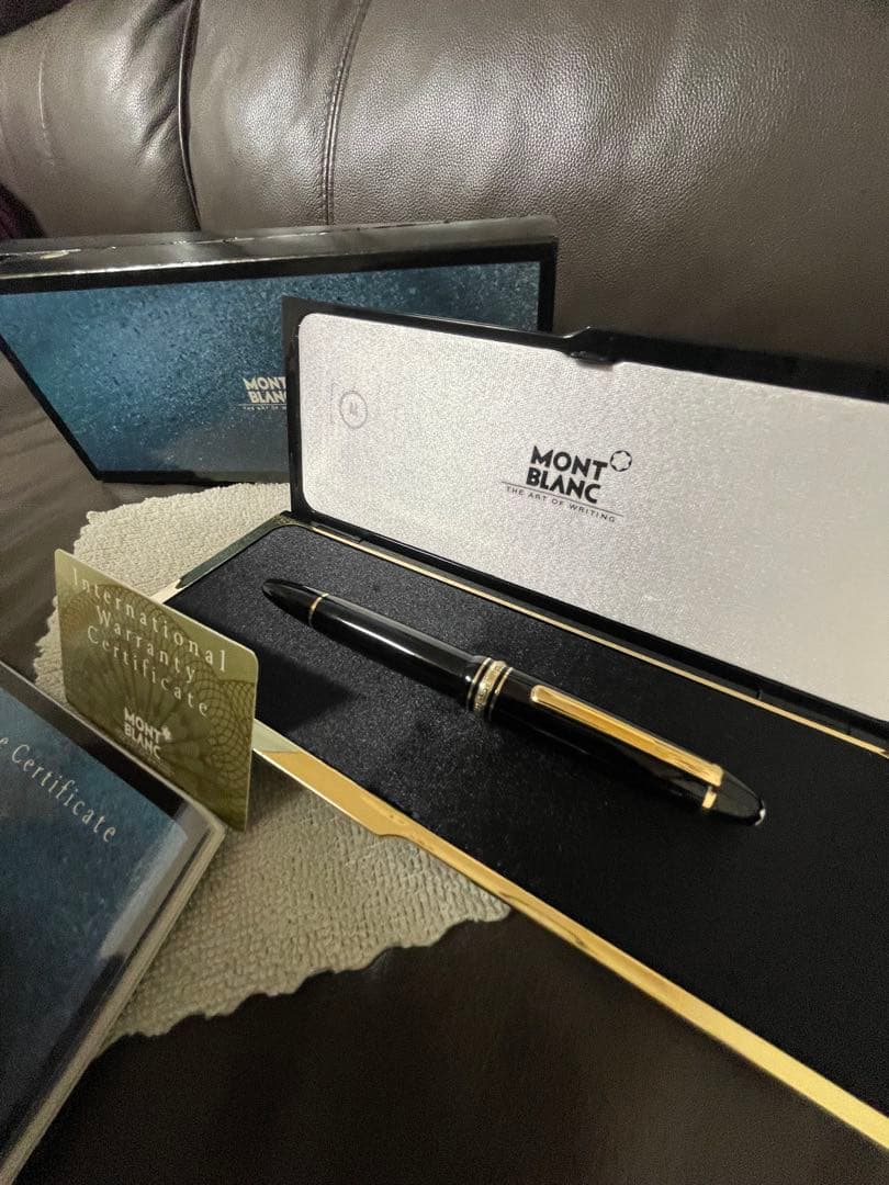 ◾️美品◾️モンブラン◾️146万年筆◾️マイスターシュテュック◾️化粧箱、サービスガイド