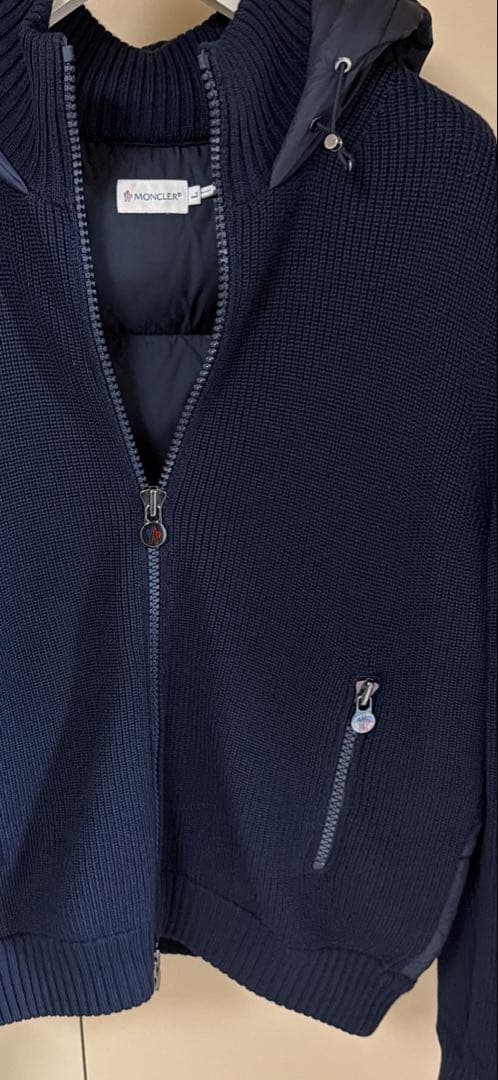 MAGLIONE TRICOT CARDIGAN ネイビー ダウンジャケット