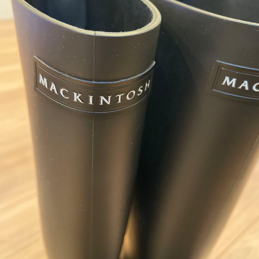 MACKINTOSH ブラック レインブーツ　38