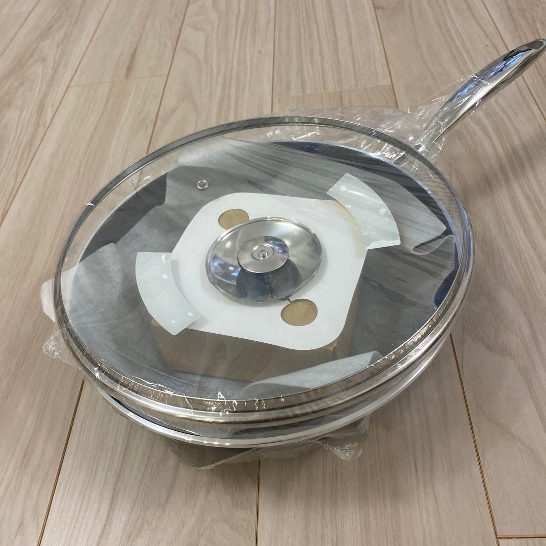 アサヒ軽金属 かるパン 29 cm フライパン ガラス蓋付き