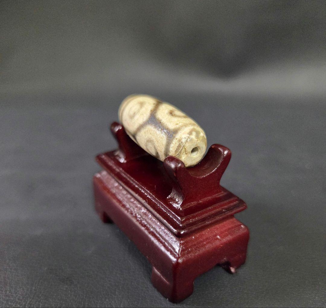 978　天珠　亀甲長壽六眼天珠　貴重　珍品　dzibeads！