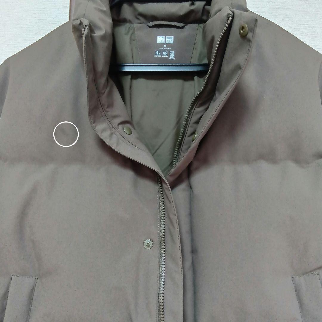 UNIQLO シームレスダウンジャケット XL ダークブラウン