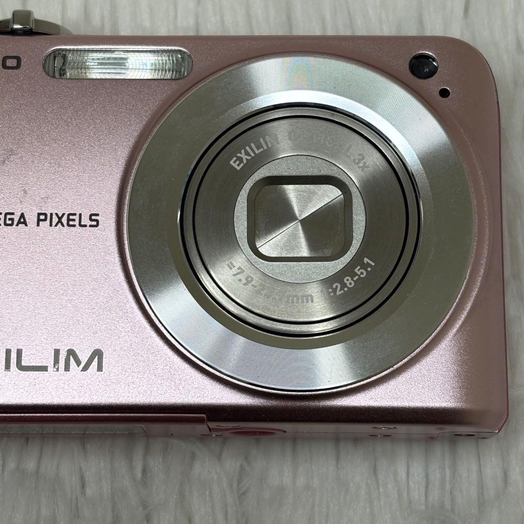 CASIO エクシリム　EX-Z1080 充電器　ピンク　コンデジ　動作品