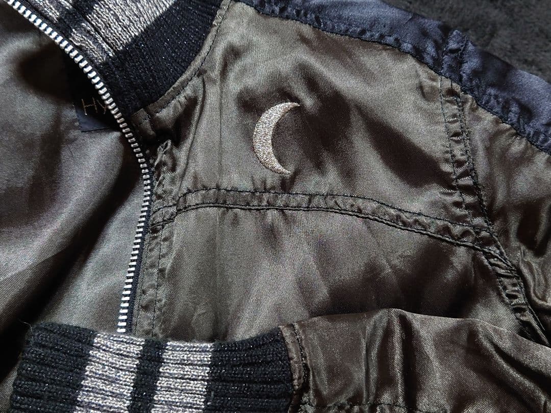 00’s ヒステリックグラマー 刺繍 スカジャン　ブルゾン