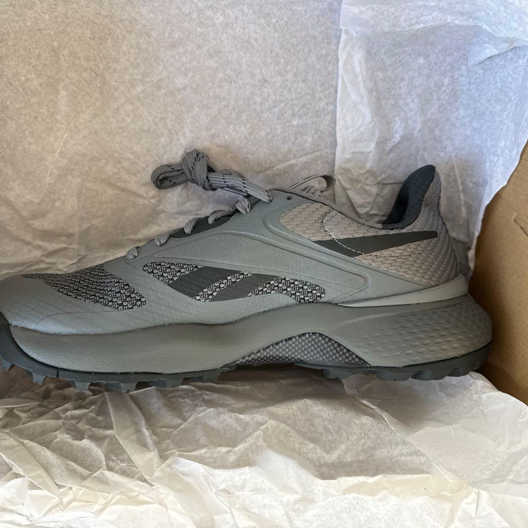 【新品】NANO GOLF （グレー）Reebok　ナノ ゴルフ　24.5cm