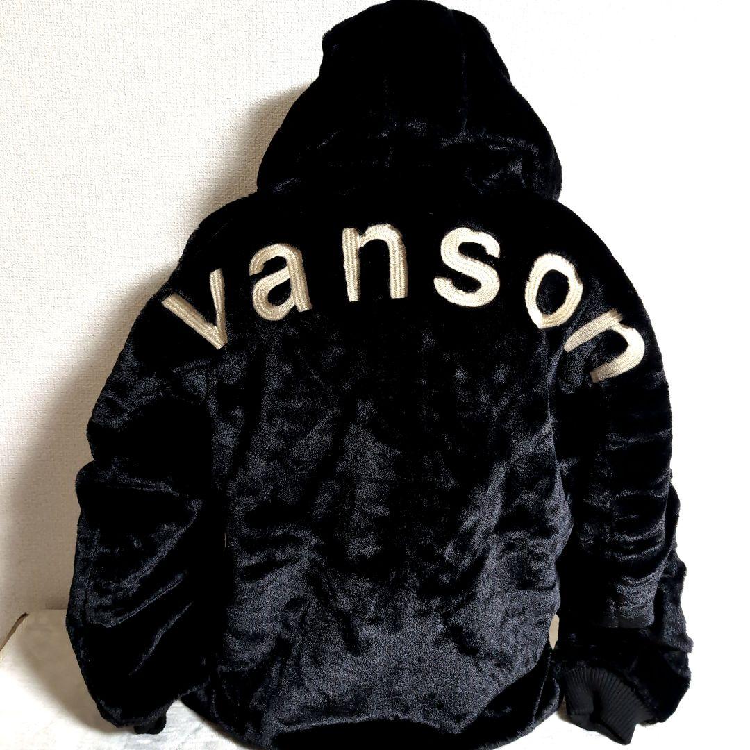 ep13 vanson リバーシブル ベロア アーチロゴ 迷彩柄 メンズLL相当