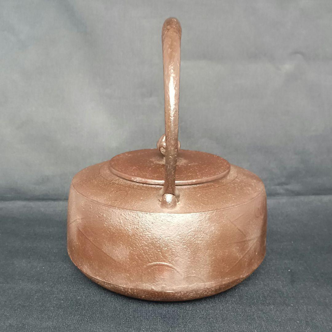 菊池保寿堂 保寿堂 面取 梅紋 鉄瓶