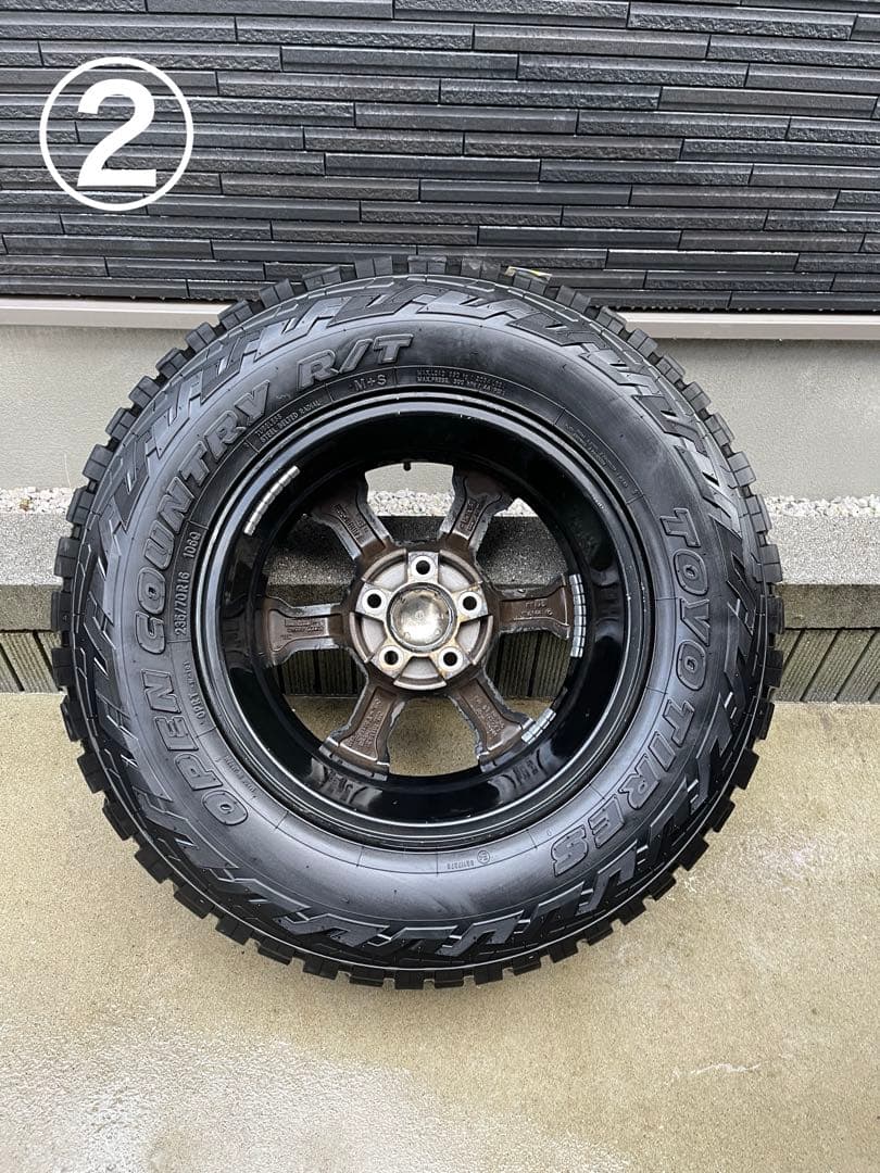 デリカD5 タイヤホイールセット　235/70r16 MK-36
