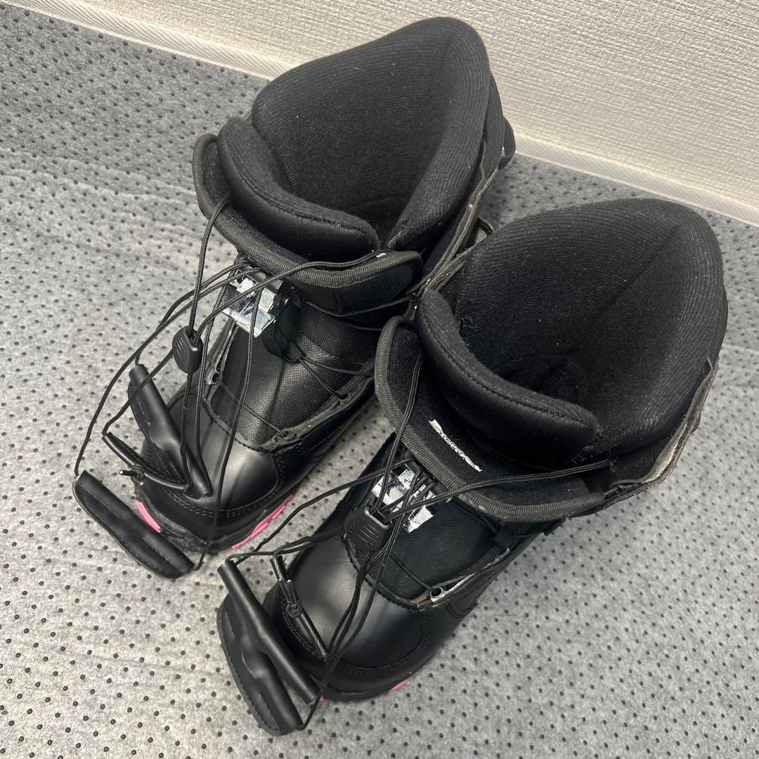 数回使用 23.5cm VAXPOT レディース レースブーツ スノーボード