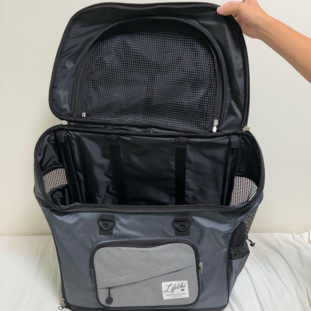 美品　LIFE LIKE 2wayリュック　ペットキャリー耐荷重15kg 災害