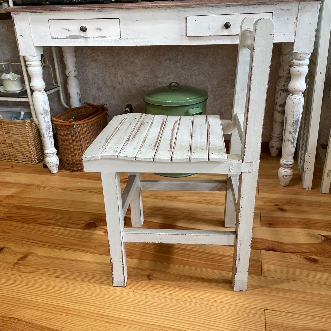 古い小学校の椅子 アンティーク ブロカント 昭和レトロ