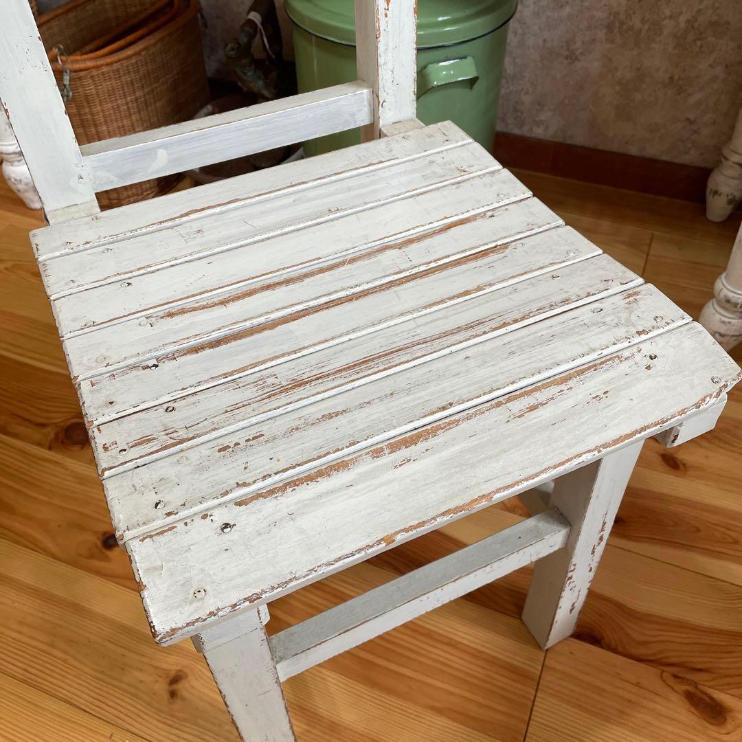 古い小学校の椅子 アンティーク ブロカント 昭和レトロ