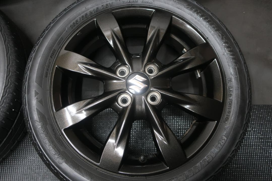 バディ様送料込スズキ純正 スペーシア カスタム PCD100 165/55R15