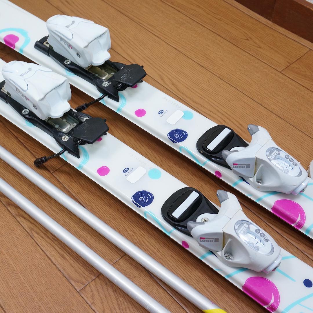 メンテ済 130cm 靴22cm SWALLOW スキーセット