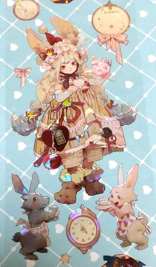 J955＃肆意飞扬(贝壳光)当季限定切り売り海外人物マステ女の子