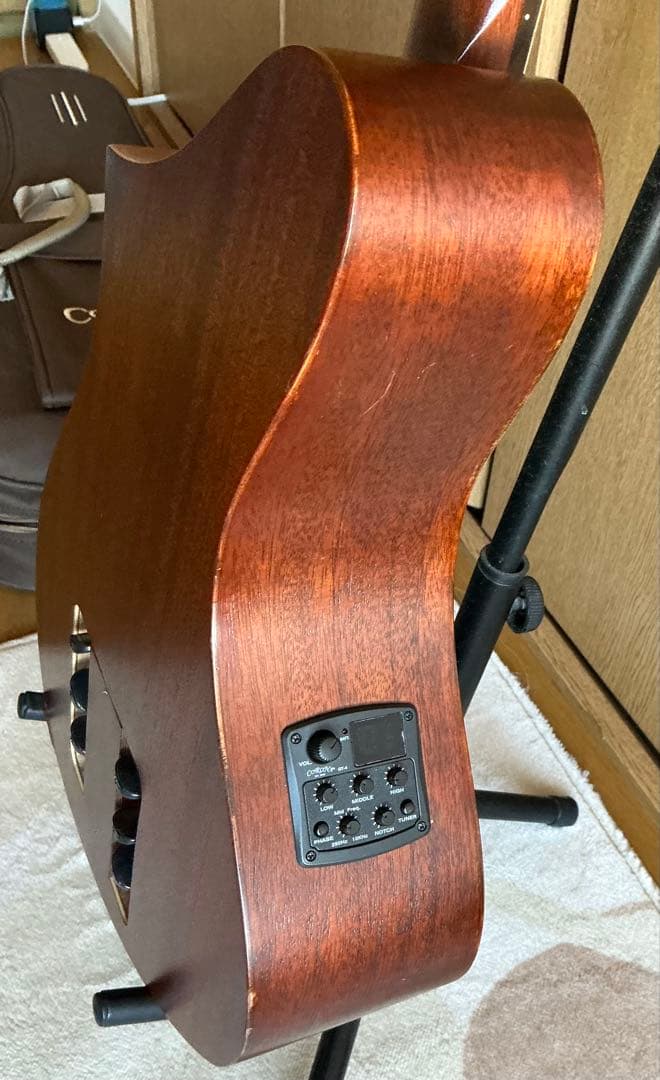 CORONA アコースティックギター 黒 ギターケース付き