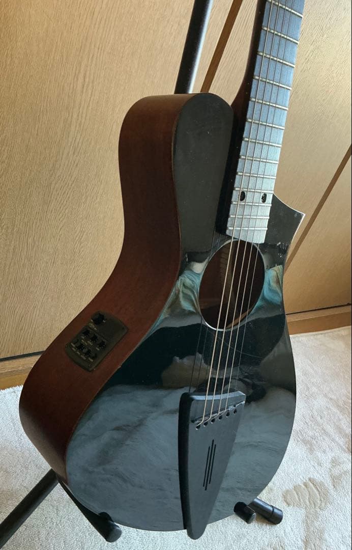 CORONA アコースティックギター 黒 ギターケース付き