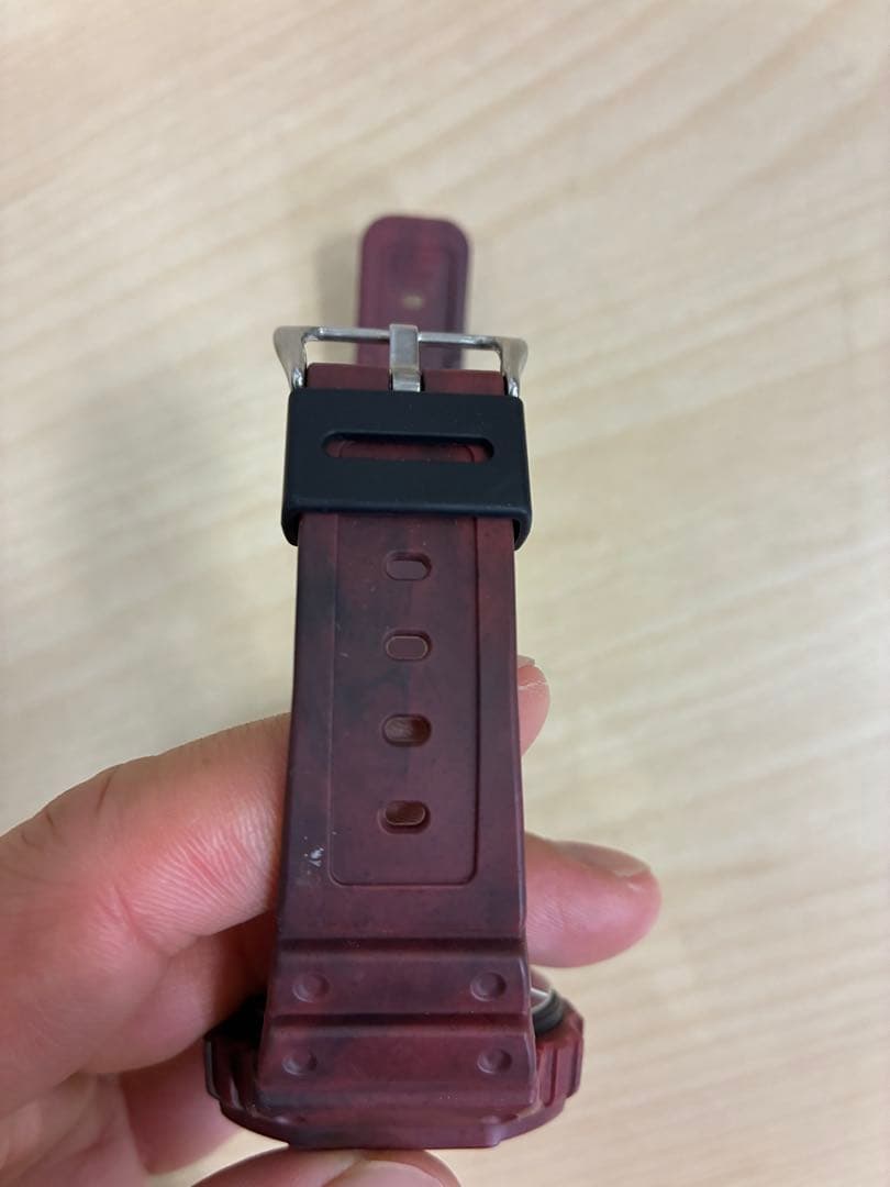 CASIO G-SHOCK ワインレッド Bluetooth