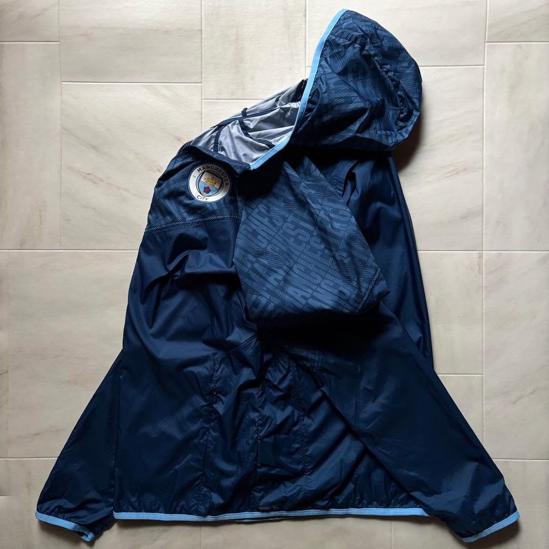 プーマ マンチェスターシティ ウォームアップジャケット ドライセル ラグラン M
