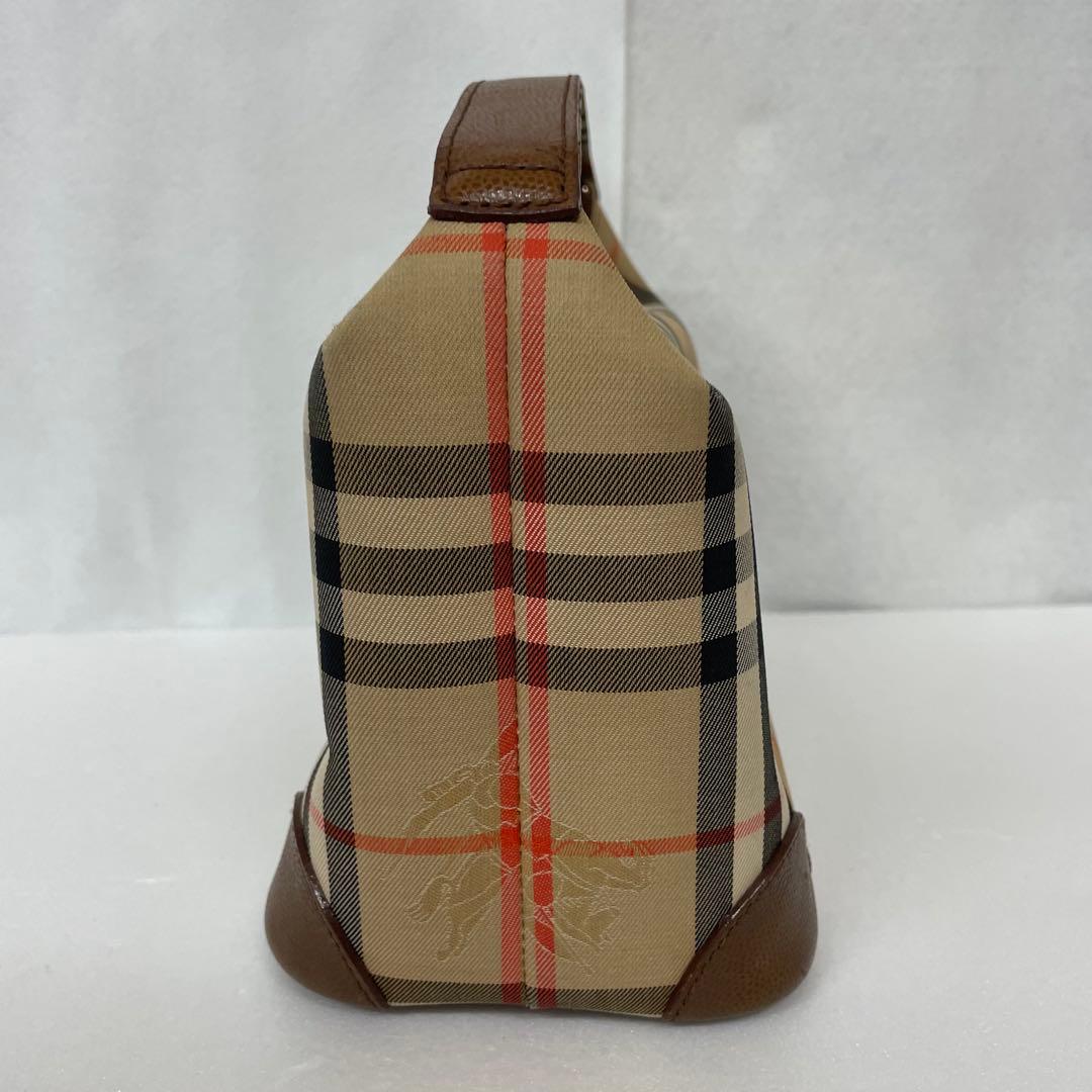 バーバリー ハンドバッグ ノバチェック シャドーホース キャンバス　トートバッグ