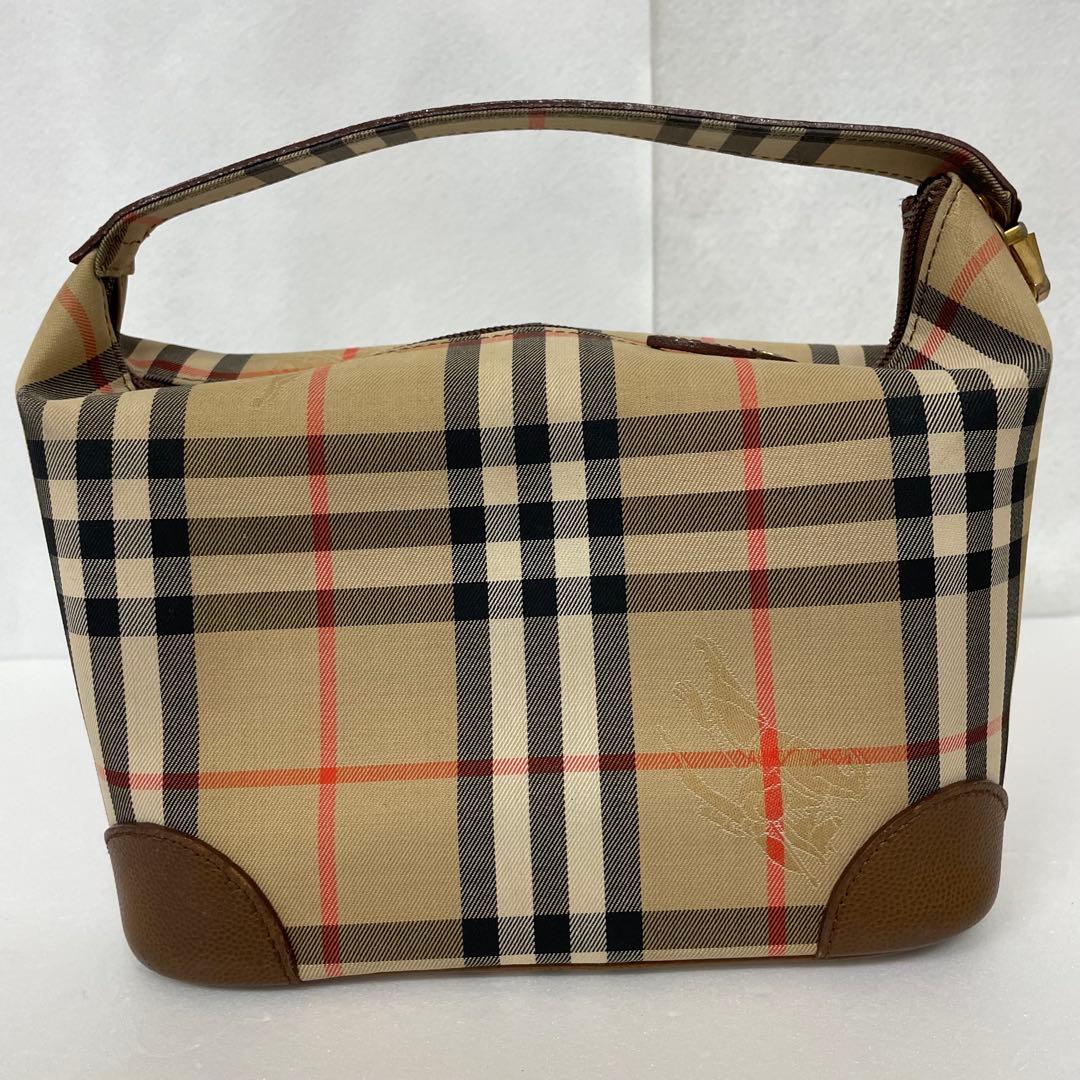 バーバリー ハンドバッグ ノバチェック シャドーホース キャンバス　トートバッグ
