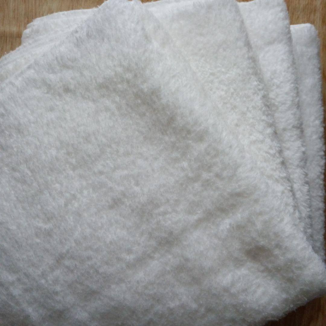 UCHINO バスタオル マシュマロG 四枚 まとめ売り 白 ホワイト ふわふわ