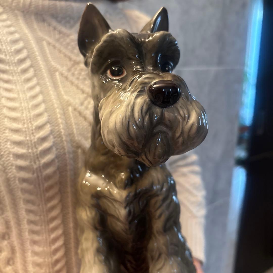 アメリカ1970-80年代ヴィンテージ生きているように美しい瞳で凛と佇む犬