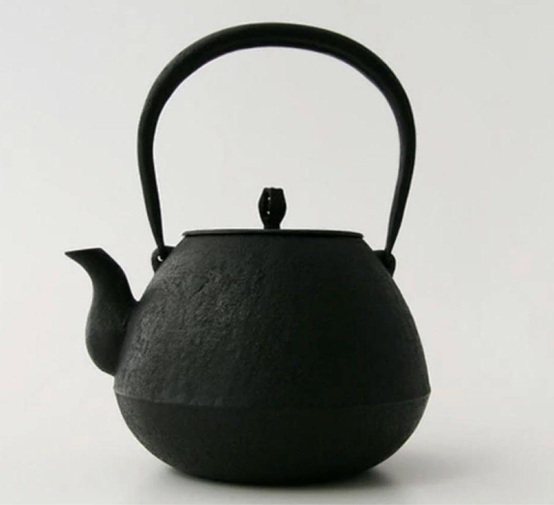 釜定　鉄瓶　秋の実　肌　新品　南部鉄器