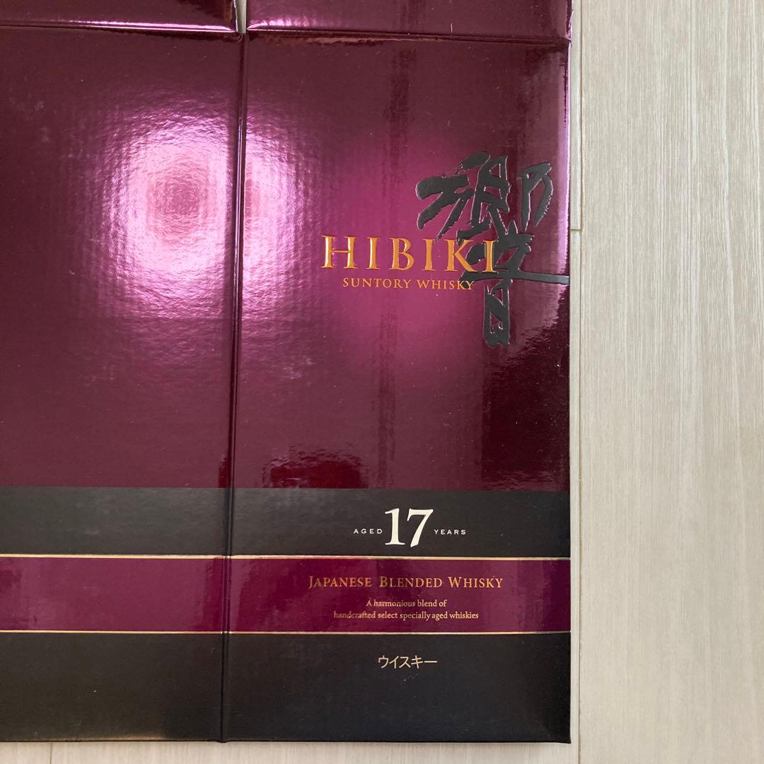 響 17年 ウイスキー パッケージ　空箱　6個セット
