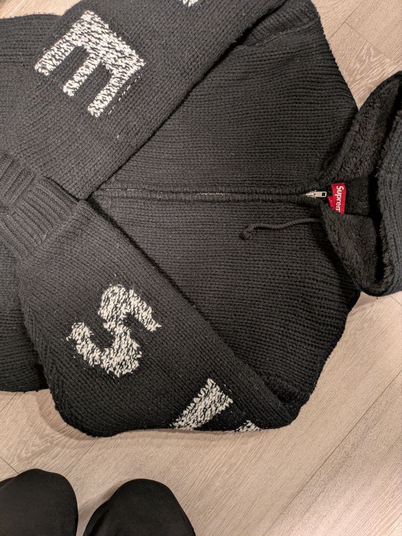 トップス Supreme FauxShearlingLined ZipUp Sweater